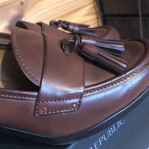 Vegan leather moccasins